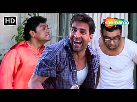 PHIR HERA PHERI Movie Comedy Scene - अभी तेरे को फोड़ डालूंगा - Akshay Kumar, Johnny Lever, Paresh R