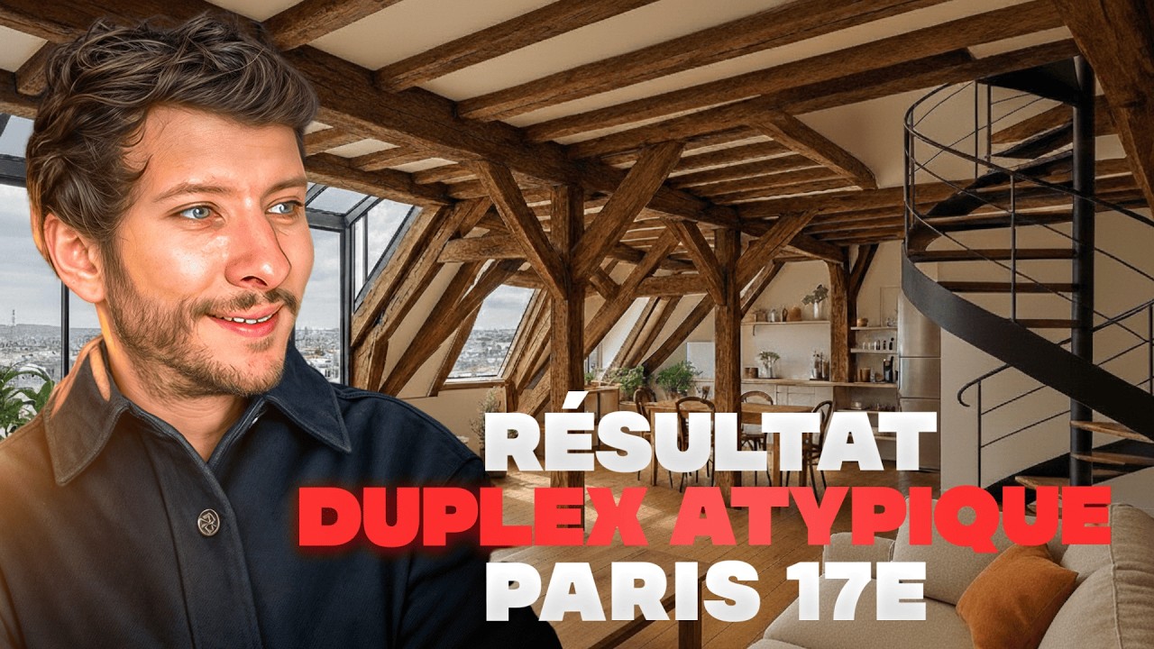 Ce duplex incroyable a été entièrement repensé (Paris 17ème)