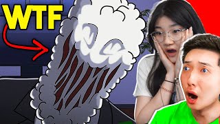 Making My Girlfriend Watch SCARY VIDEOS.. | Scary Saturday