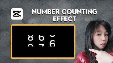 Creating Number Counting Effect in Capcut PC