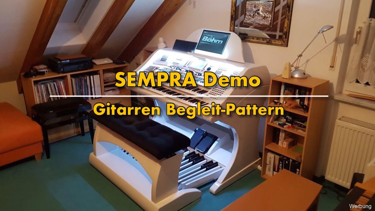 Demo Gitarren Begleit-Pattern mit der Böhm SEMPRA Orgel