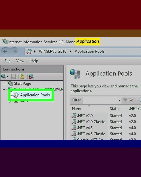 How to Restart Application Pool in IIS Manager