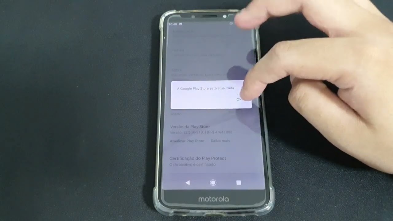 Moto G6 Play - Como baixar e instalar a play store 