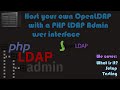 Host your own OpenLDAP with a PHP LDAP Admin user interface as containers