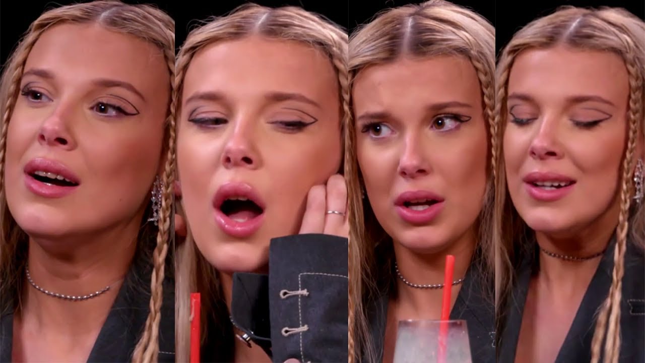 Millie Bobby Brown Hot Moments in HOT ONES Hot Chicken Wings