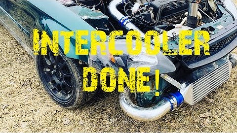 How to make intercooler brackets cheap and easy