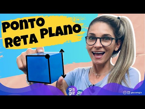 PONTO, RETA E PLANO | ELEMENTOS PRIMITIVOS DA GEOMETRIA | Prof. Gis/