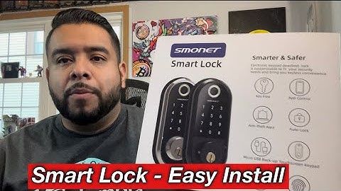 Smonet Smart Lock Easy install