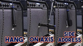 Guitar Amp Miking Techniques for Live Sound Mixing (SOUND DEMO)