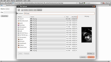 PHP Tutorial: Email File Attachments [part 00]