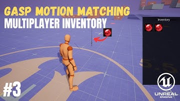 UE5 GASP Motion Matching - Multiplayer Inventory Component #3 - Drop Item
