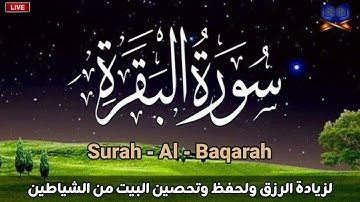 سورة البقرة كاملة 🌹 لزيادة الرزق ولحفظ وتحصين المنزل 🌹تلاة فاقت الوصف🌹Surah AlBaqara