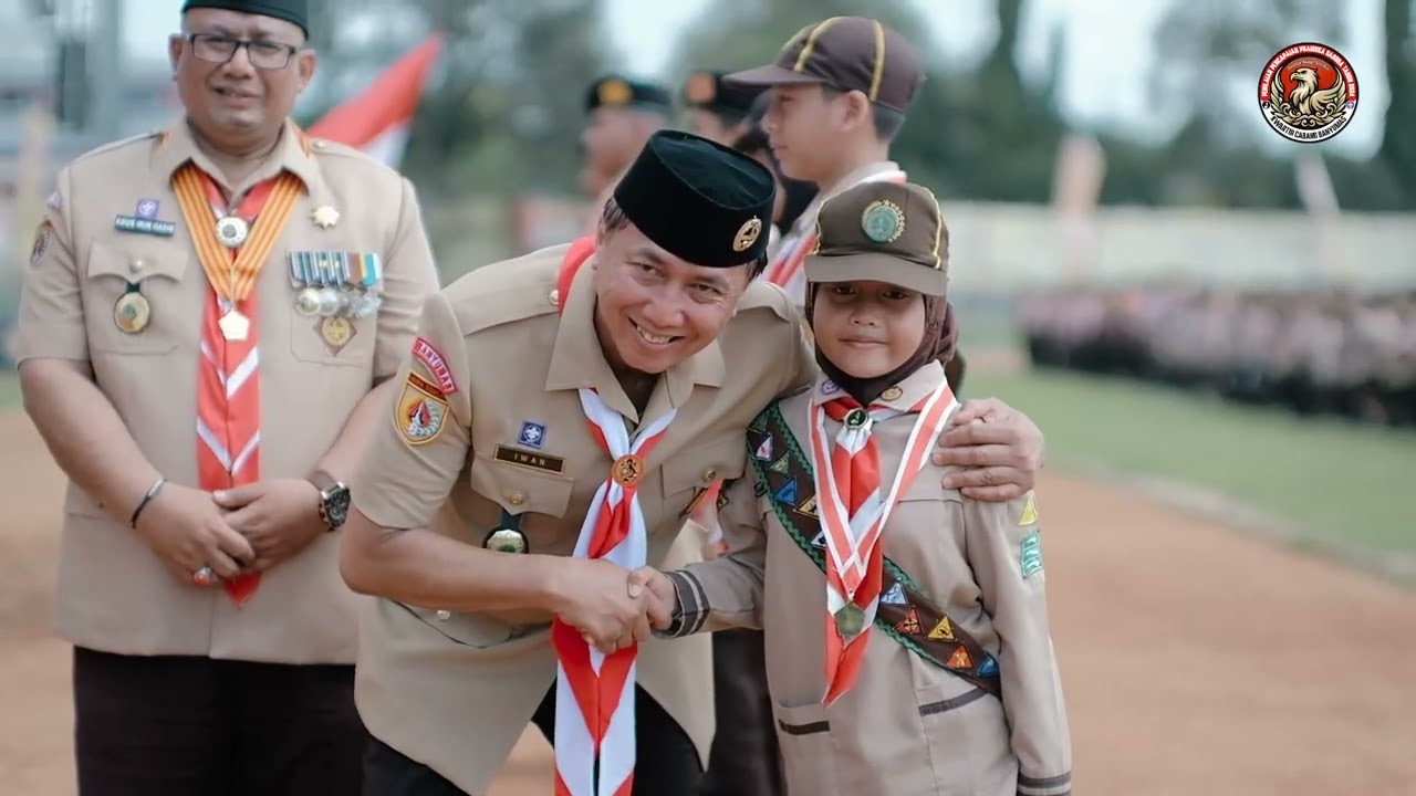 TERBANYAK SE INDONESIA, PELANTIKAN 16.901 PRAMUKA GARUDA KWARCAB BANYUMAS 2024