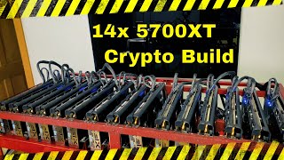 14x XFX 5700xt Mining Rig - how did we do it?