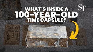 What's inside a 100-year-old time capsule in Singapore