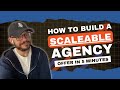 How to Build a Scalable Agency Offer (Without Burning Out)