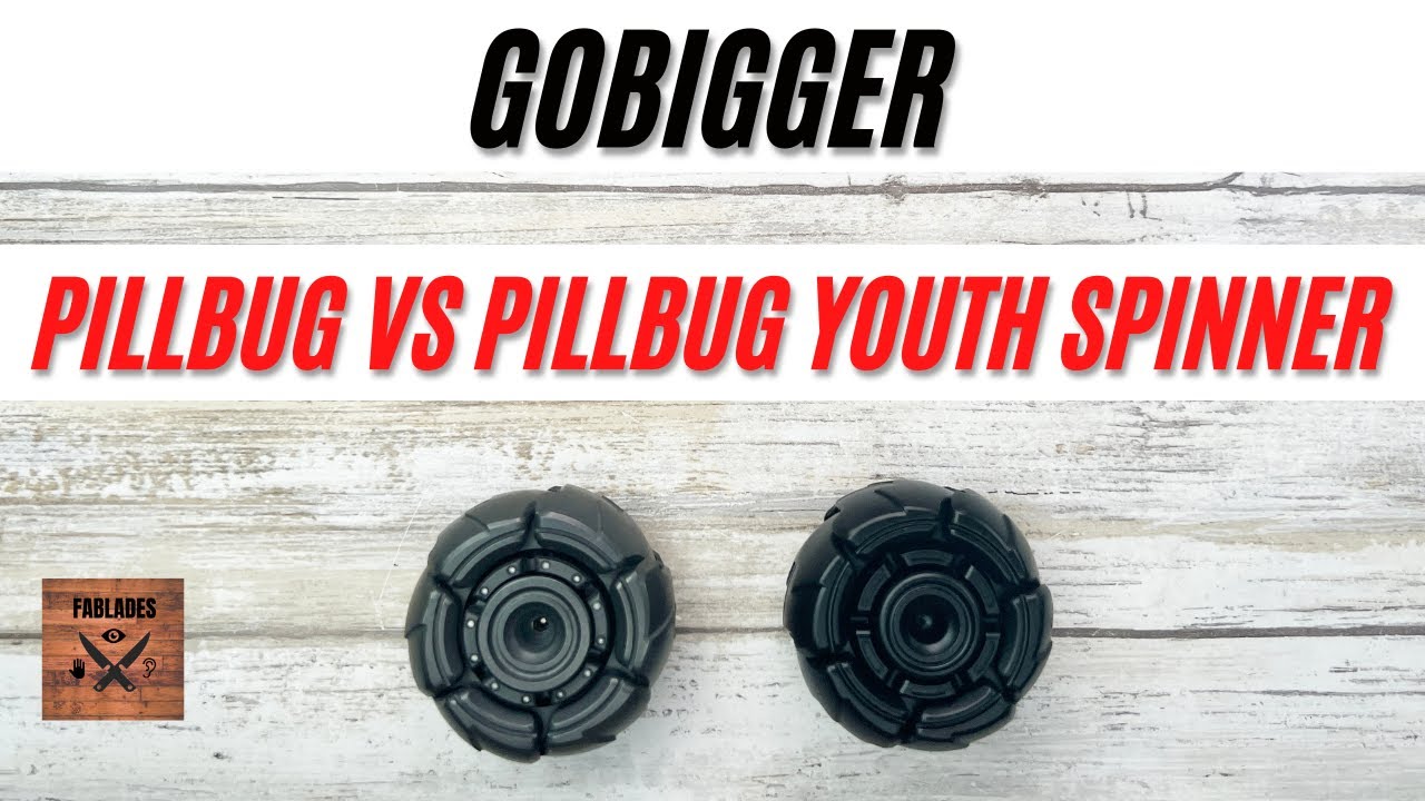 Gobigger Pillbug VS Pillbug Youth Spinner Fidget Toy. Fablades Full Review  - YouTube