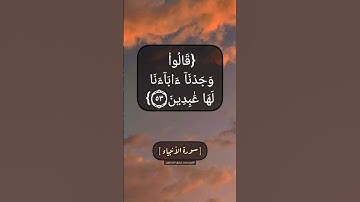 سورة الأنبياء الآية ٥١ الى ٥٥ بصوت الشيخ محمد صديق المنشاوي