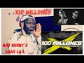 (REACCION) Bad Bunny, LUAR LA L - 100 MILLONES OFFICIAL VIDEO!!