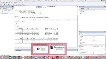 (Stata13):Interpret Regression Output #stataoutput #eviewsoutput #interpret #regressionoutput