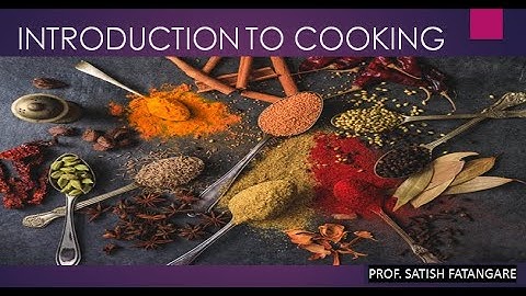 Introduction to Cookery - Food Production