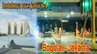 JALAN TOL BOYOLALI KE JAKARTA !! PEMANDANGANYA INDAH DI MALAM HARI