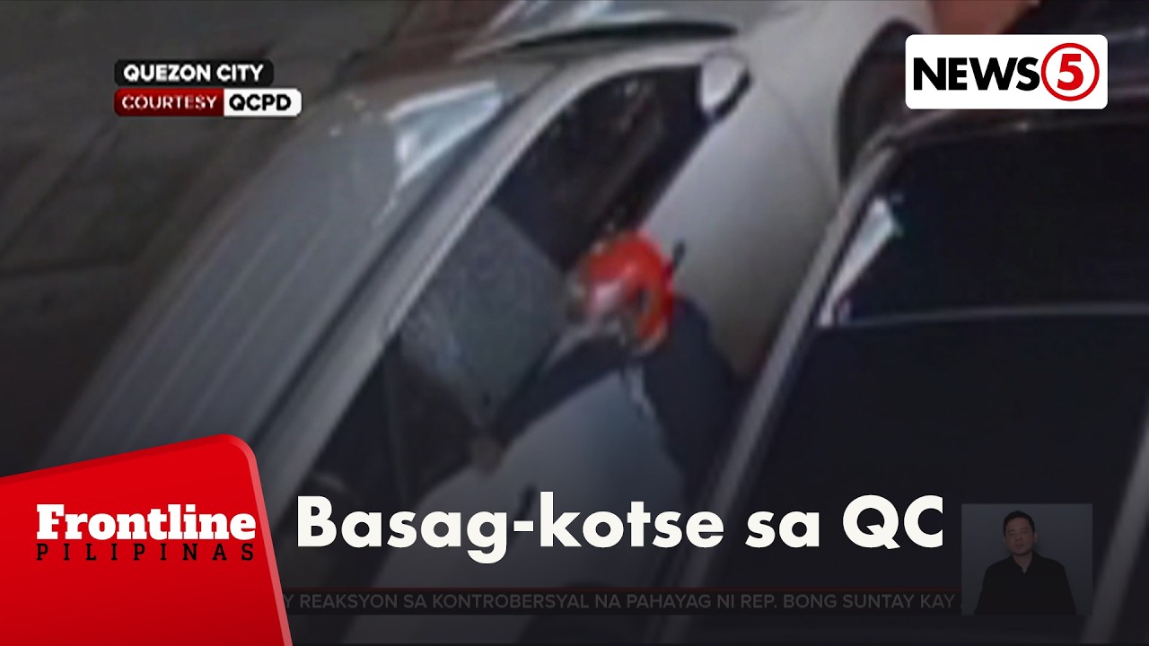 Basag-kotse modus ng riding-in-tandem, sapul sa CCTV | Frontline Pilipinas