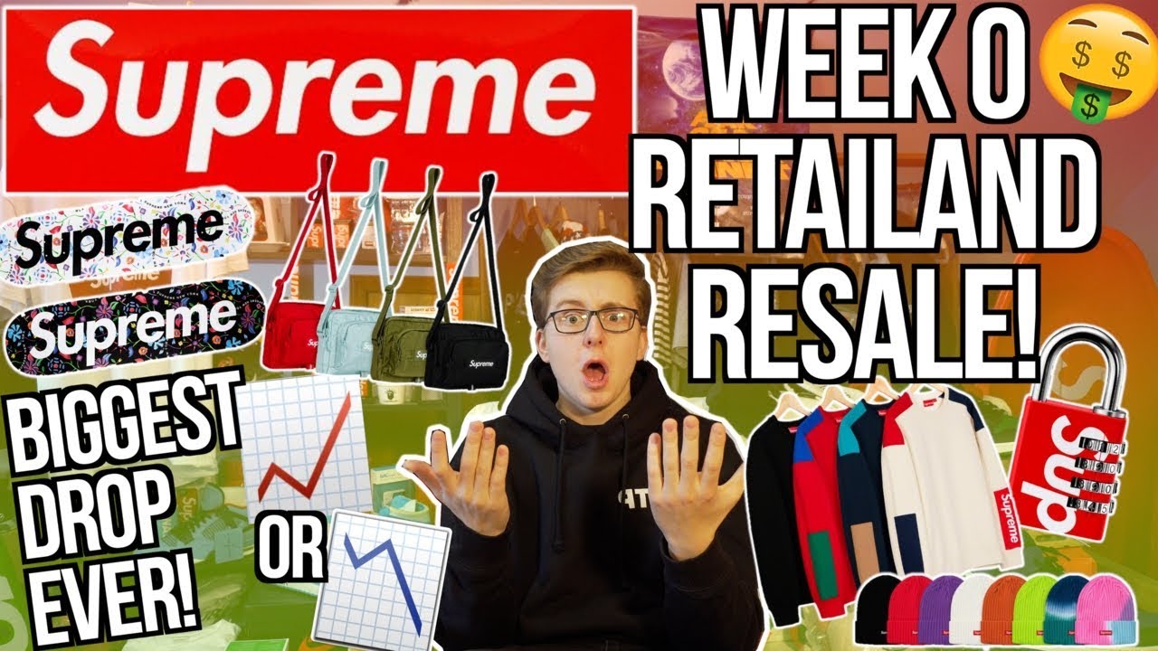 INSANE SUPREME WEEK 0 RETAIL AND RESALE PRICES! | BIGGEST DROP EVER! | MOST HYPED ITEMS! - YouTube