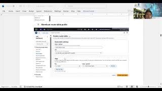 Implementasi Arsitektur VPC AWS dengan Public Subnet, Private Subnet, Internet Gateway, dan NAT Inst