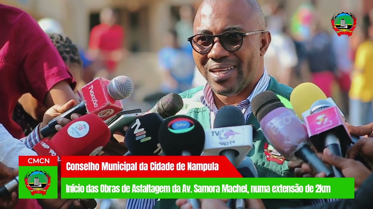 VEREADOR DE OBRAS, FALA SOBRE O INÍCIO DE ASFALTAGEM DOS 2KM DA AV. SAMORA MACHEL EM NAMPULA