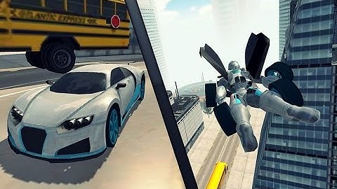 Flying Car Robot Simulator - Android Gameplay HD