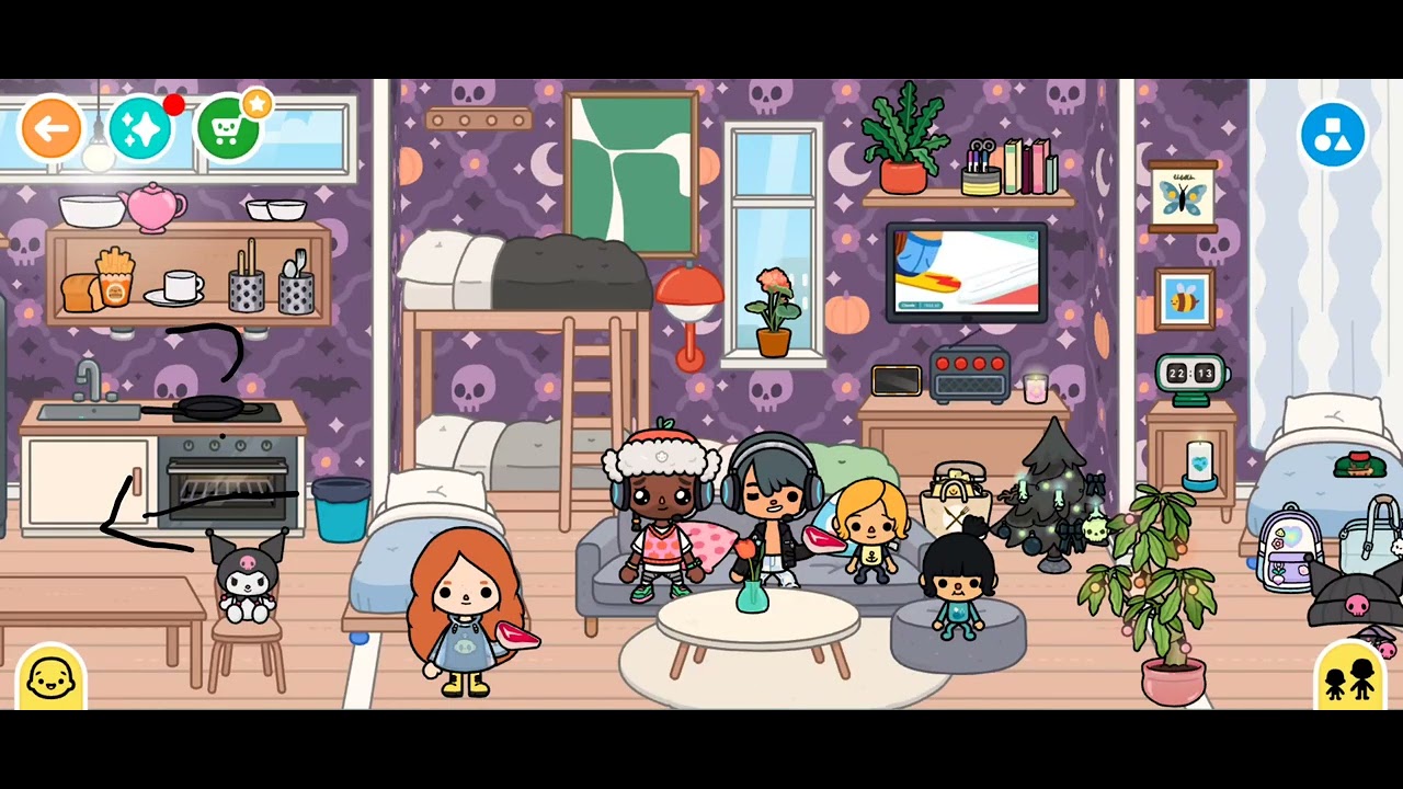 Toca World Christmas Morning Fun: Friends, Food & Silly Adventures! 🎄🥛🎶🐱✨