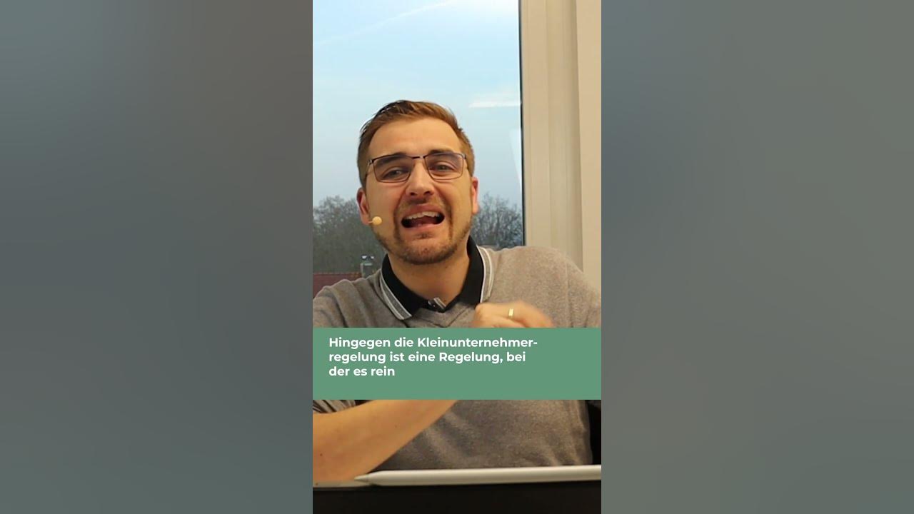 Kleinunternehmerregelung: Vor- und Nachteile #shorts #steuerberater # ...