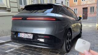 New ZEEKR 7X 2026 (EUROPE) - EVENING POV test drive (CRAZY SCREEN & AMBIENT lights) 646 HP