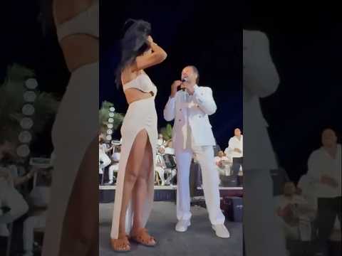 رقص ساندي علي مع راغب علامة في حفل الساحل الشمالي