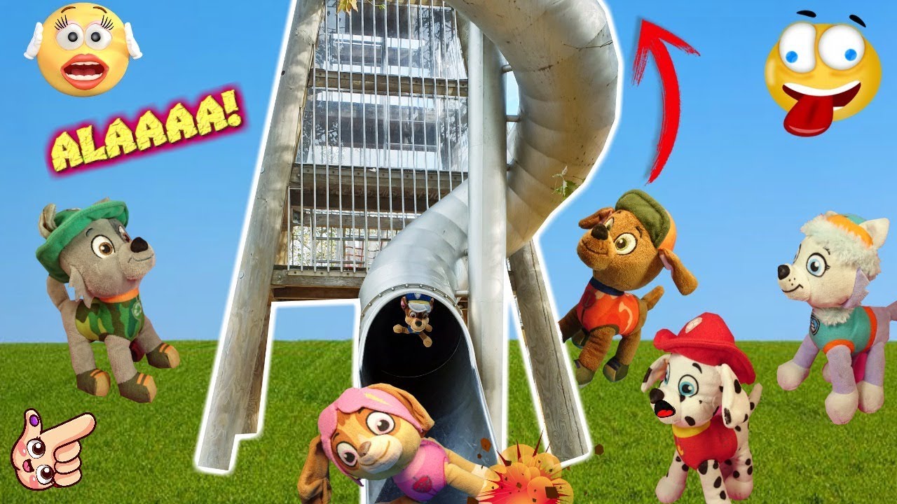 Paw Patrol ¡EL TOBOGÁN MÁS GRANDE DEL MUNDO! juguetes español