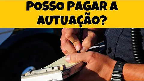 Posso receber uma autuação ou multa de trânsito?