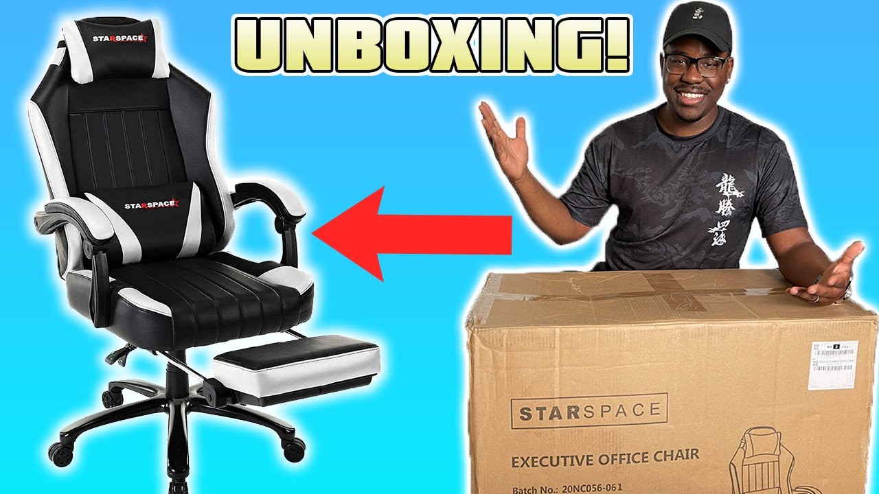 STUDIO UNBOXING!!! STARSPACE Massage Gaming Chair BTX293 YouTube