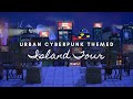 URBAN CYBERPUNK THEMED ISLAND TOUR | Animal Crossing New Horizons