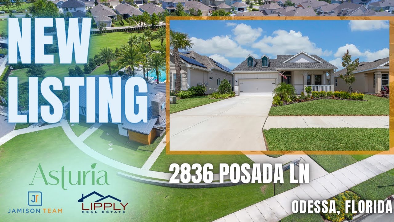 Just Listed | 2836 Posada Ln, Odessa, FL | Gorgeous Asturia Home For Sale