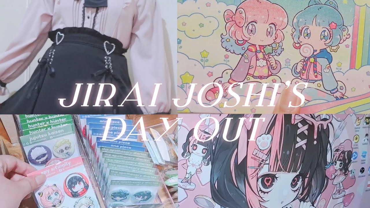 《V L O G》jirai joshi's day out | going to the mall and big haul