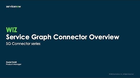 Service Graph Connector overview for WIZ