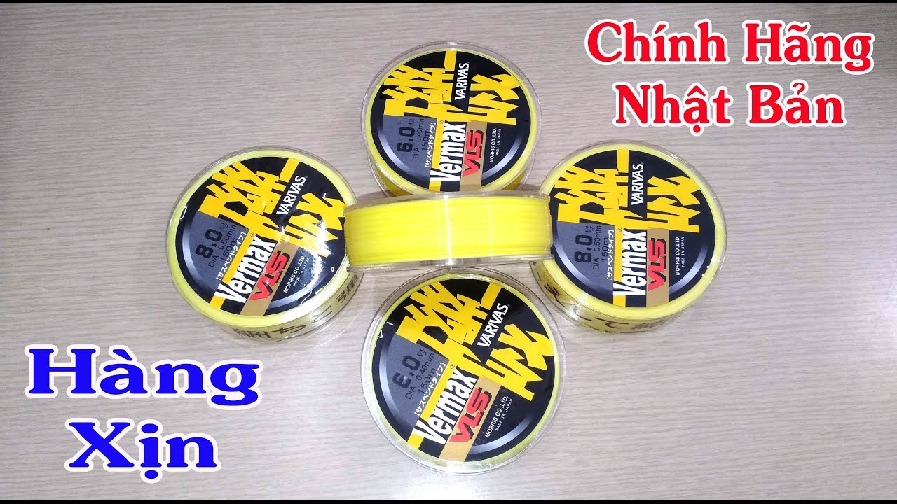 240K Free Ship | Cước Câu Cá Japan Varivas Vermax VLS... - youtube