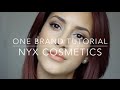 One brand tutorial-Using NYX products only