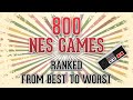 800 nes games  ranked from best to worst