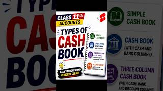 types of cash book | class 11th accounts #short #ytshorts # trends