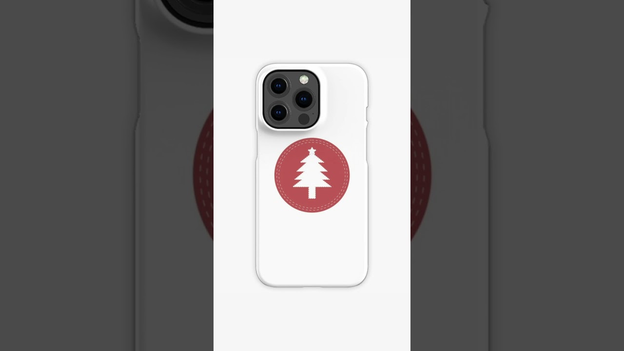 NEW! Christmas Tree iPhone13 Pro snap case - aesthetic phone cases | CHRISTMAS 2021 