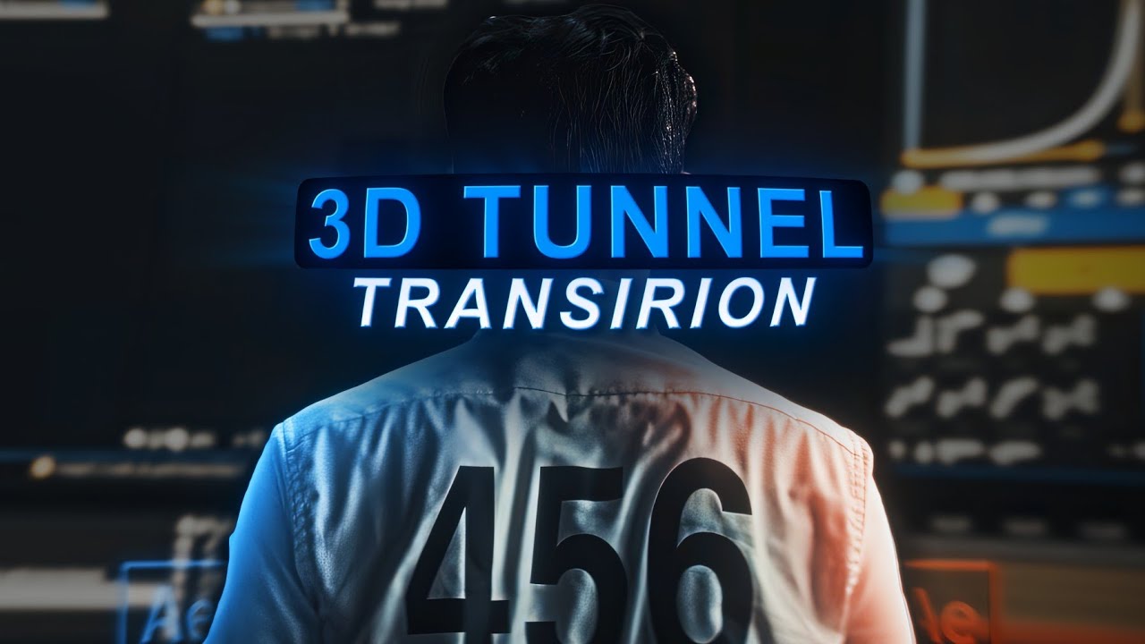 3d tunnel transition tutorial on after effects - YouTube