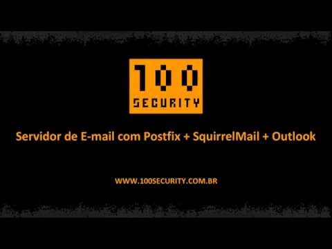 Servidor de E-mail com Postfix + SquirrelMail + Outlook