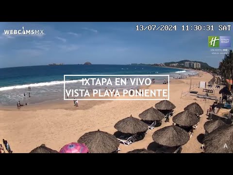 Poniente Beach, Holiday Inn Resort Ixtapa Live Stream